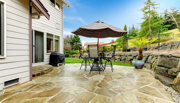 Beautifully Textured and Patterned Concrete Patios in Fayetteville, North Carolina